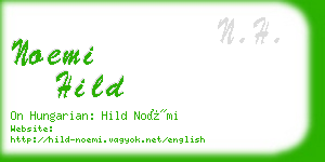 noemi hild business card